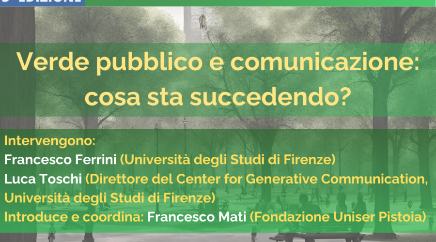 Verde pubblixco e comunicazione